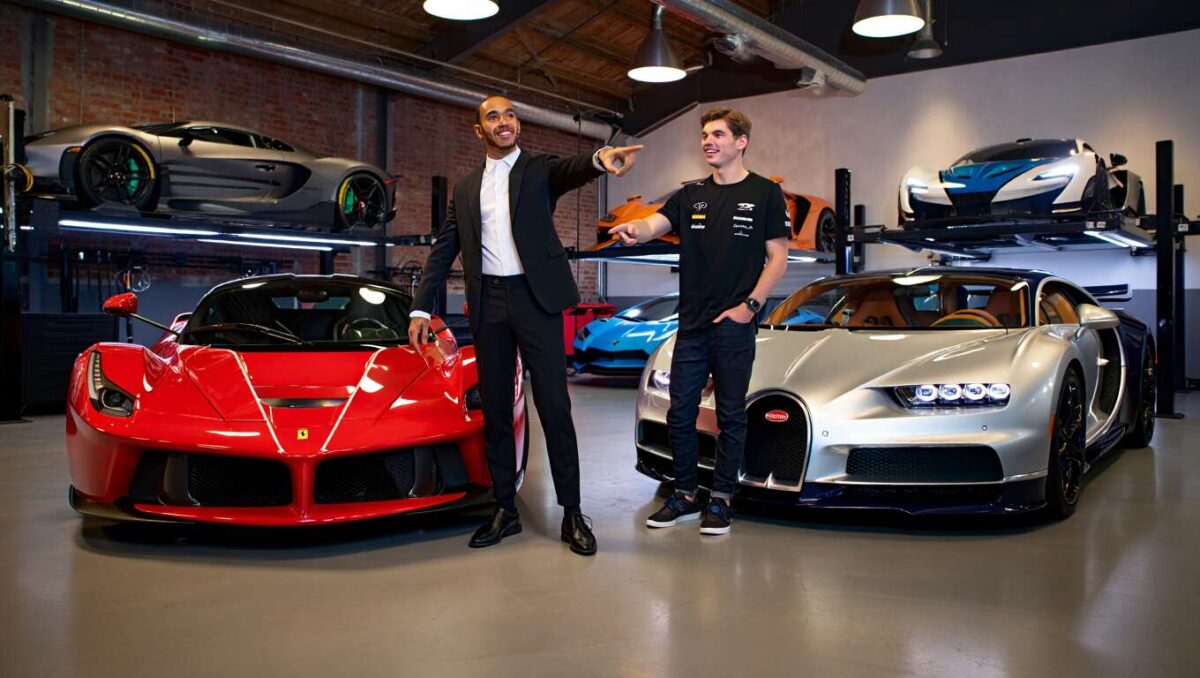 Lewis Hamilton et Max Verstappen : leur amour pour les supercars comparé