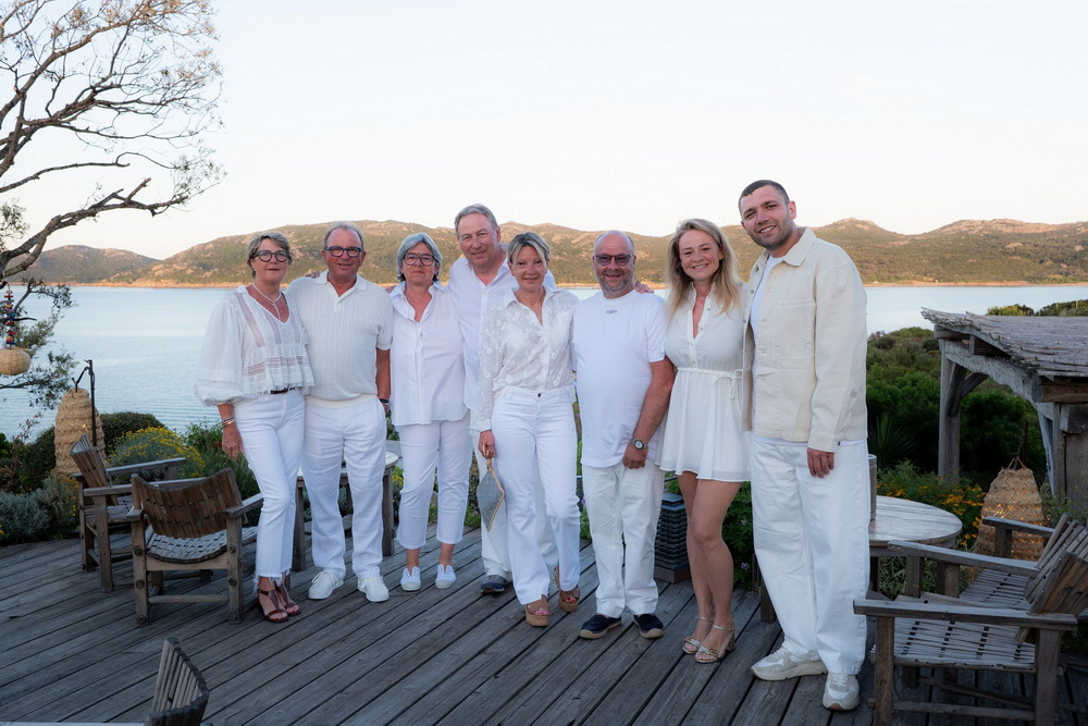 Soirée blanche à l'hôtel U Capu Biancu