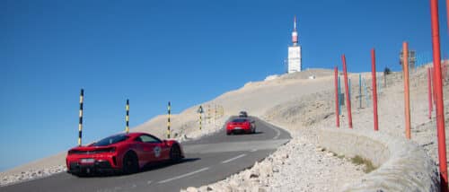 Ferrari 488 Pista montée Mont Ventoux