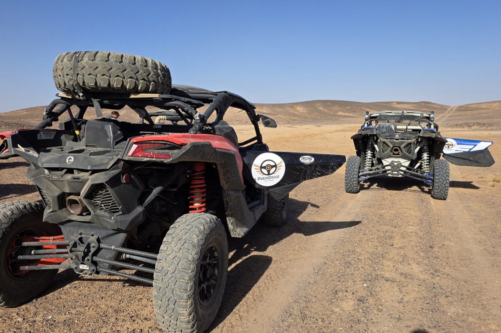 Raid off-road SSV à Merzouga, au Maroc, en CanAm 1000 X3 Turbo