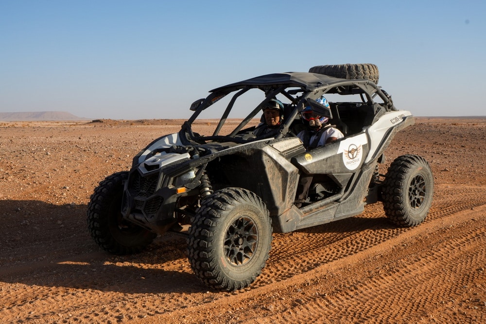 Raid off-road SSV à Merzouga, au Maroc, en CanAm 1000 X3 Turbo