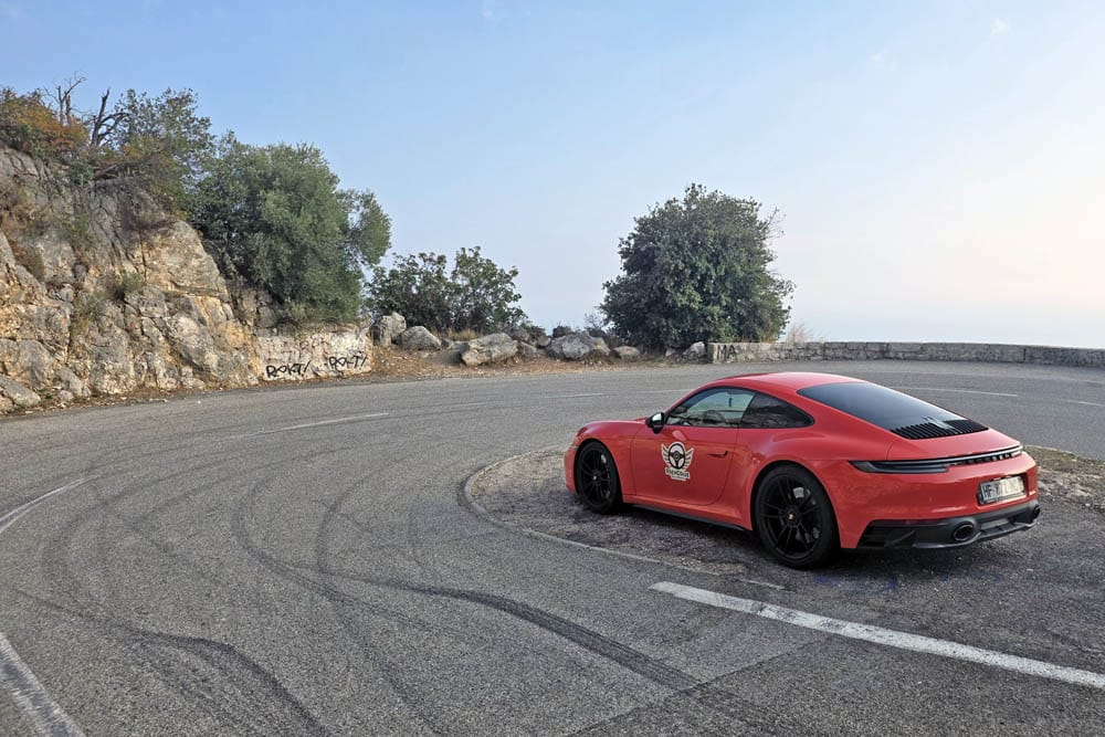 Route de la Turbie et arrivée à Monaco