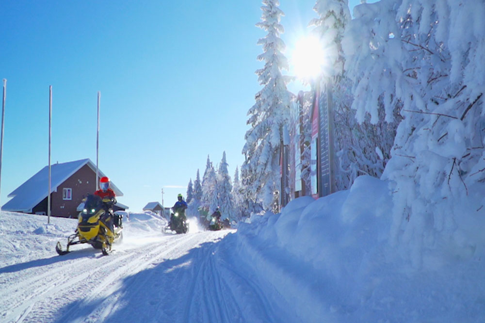 Raid motoneige au Canada / Québec en SkiDoo 900