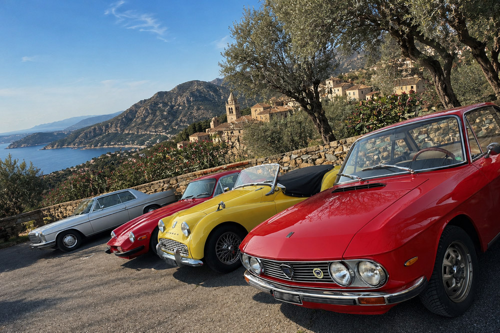 Rallye touristique Corse - Voitures anciennes