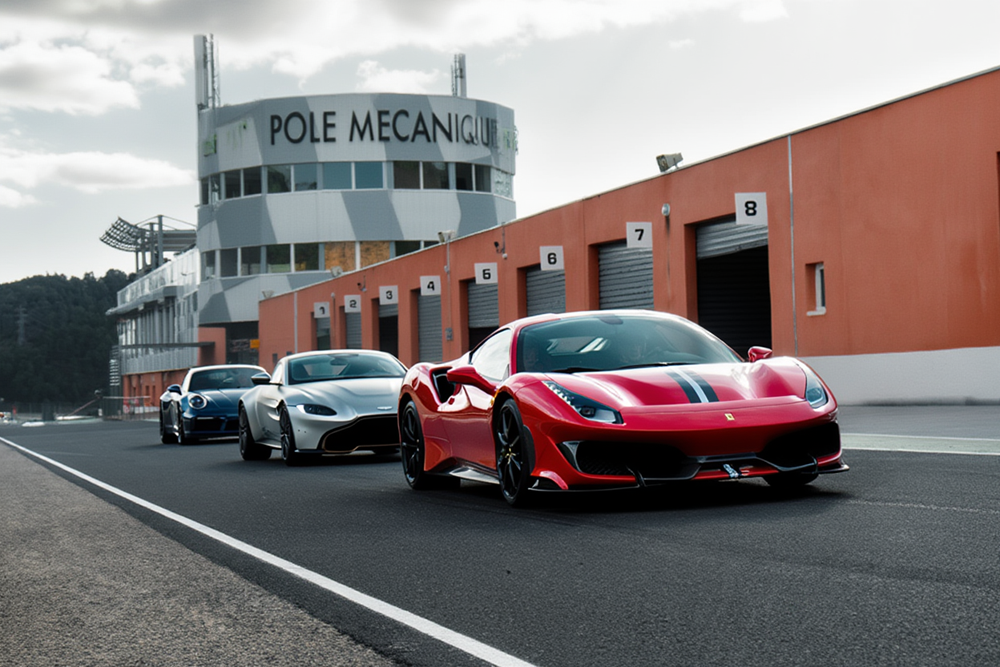 Rallye touristique en Ardèche et trackday sur le circuit du Pôle Mécanique