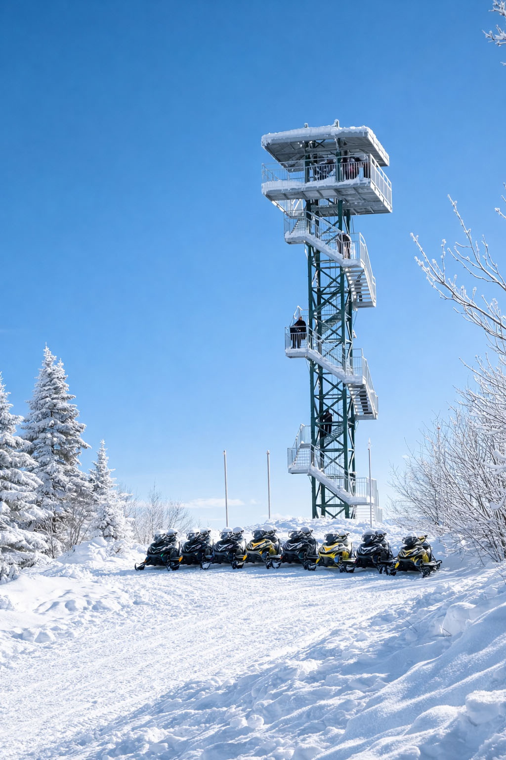 Raid motoneige Canada - Montagne du Diable et chutes du Windigo
